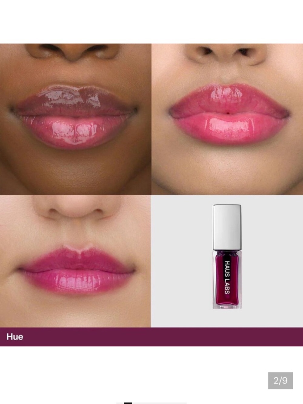 Haus Labs By Lady Gaga Hydrating Lip Oil color “Hue” NWT - Picture 2 of 4